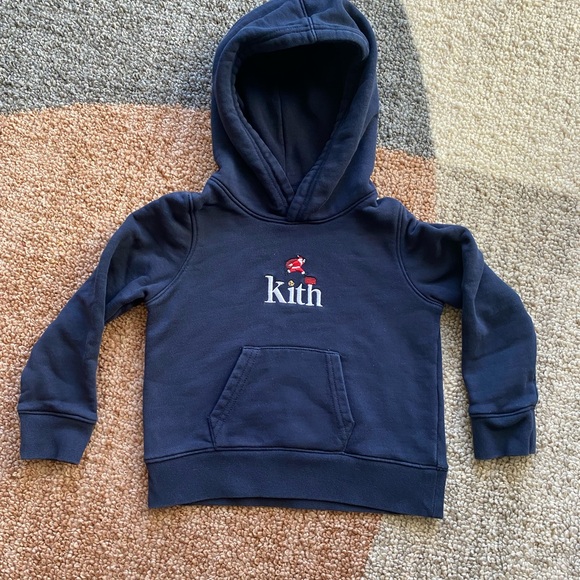 Kith Other - Kith Kids Blue Santa Hoodie